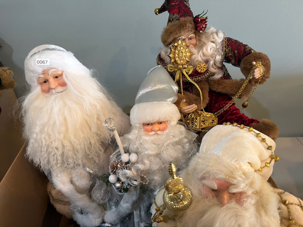 Vintage Santa Christmas Lot