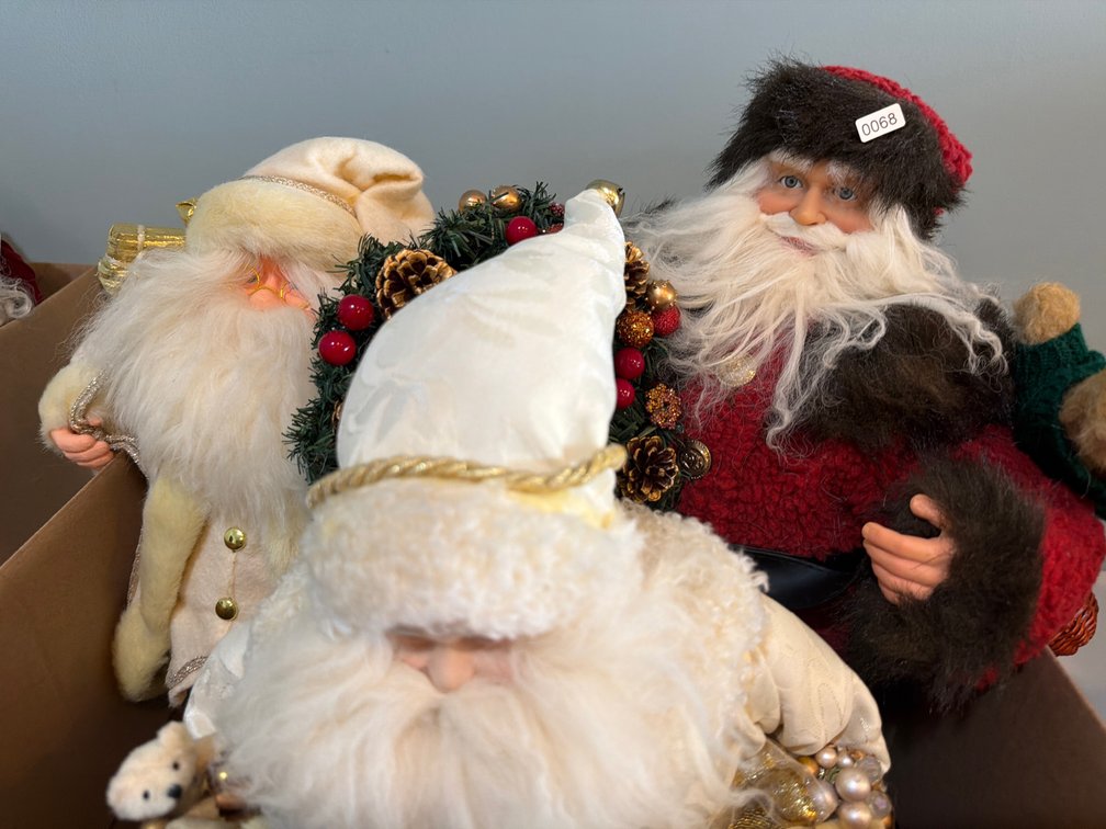 Vintage Santa Christmas Lot