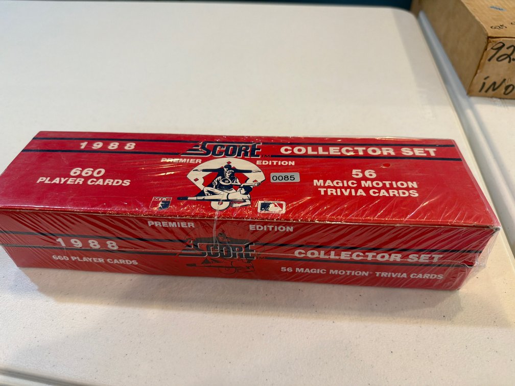 Baseball Cards Score 1988