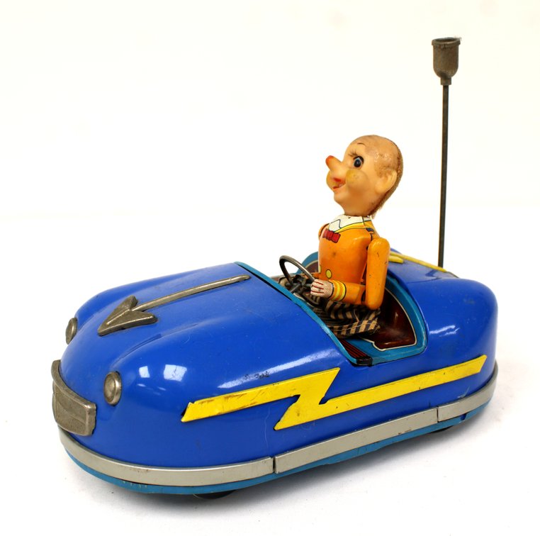 Alps Bumper Car Toy, Blue