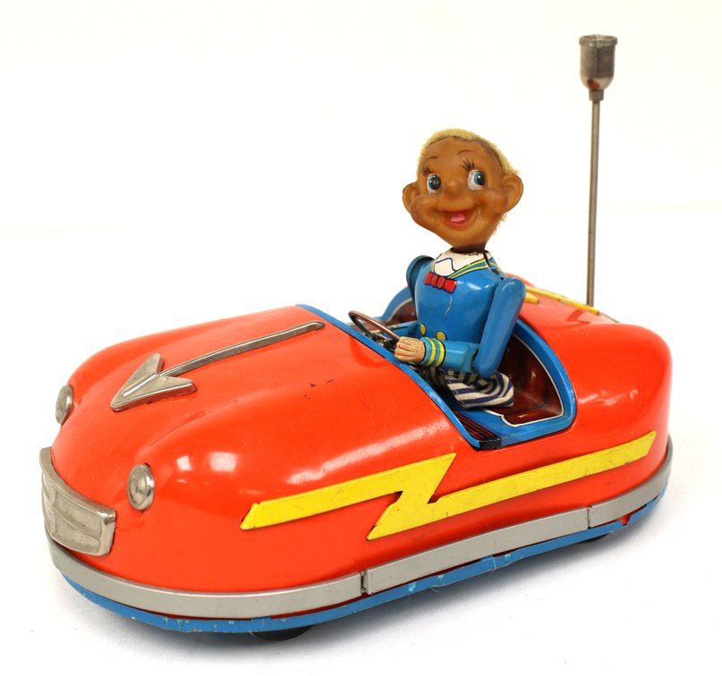 Alps Bumper Car Toy, Orange