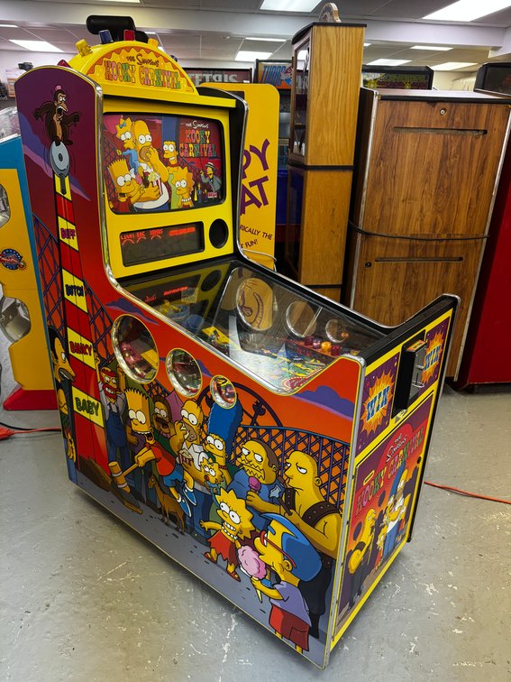 Stern The Simpsons Kooky Carnival Redemption Pinball Arcade Game