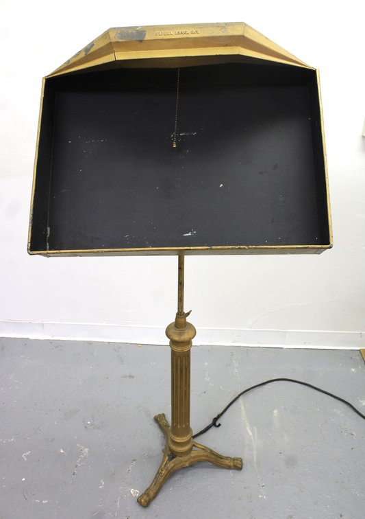 Kliegl Bros. NY Lighted Music Stand Lectern