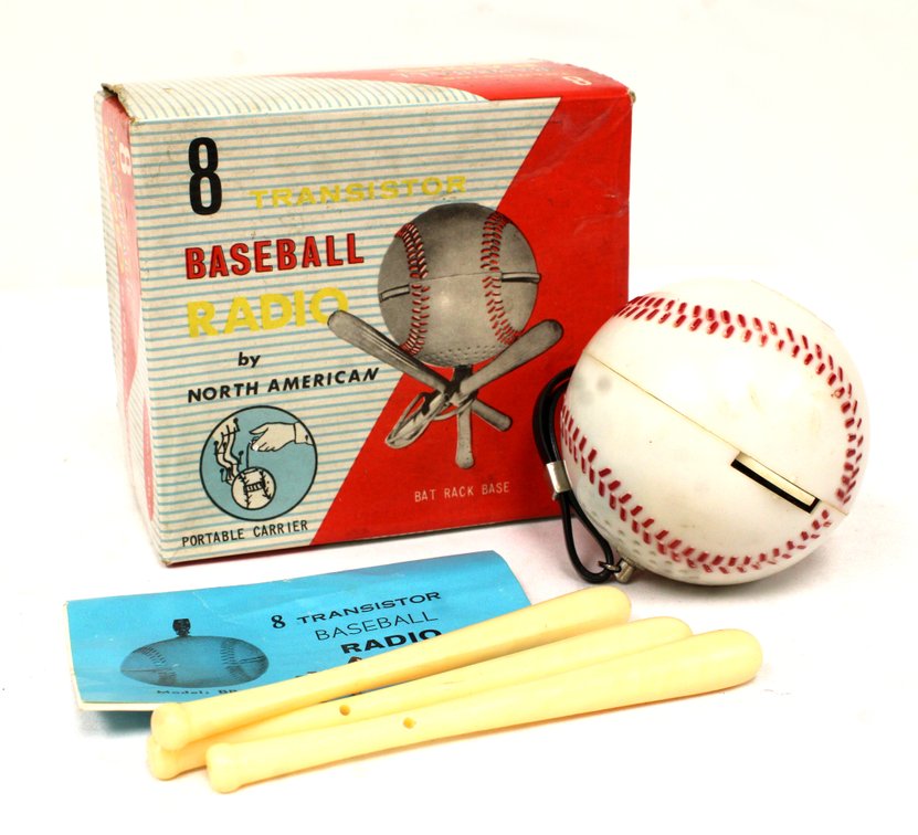 North American Transistor Baseball Radio with Box