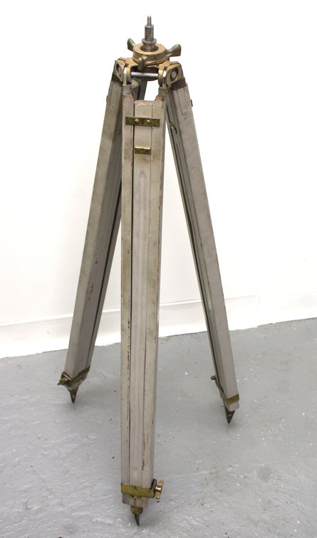Early 1900s Antique Cinema Tripod, Made by Gaumont, Paris, France