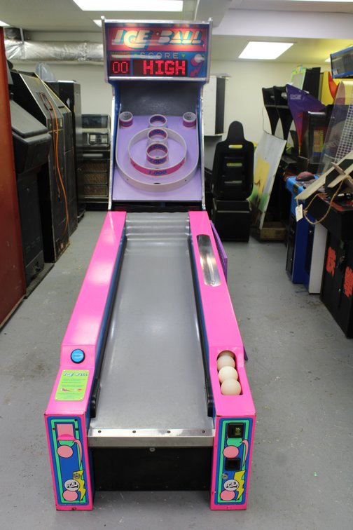 Ice Ball Skeeball Arcade Game, 7FT Lane