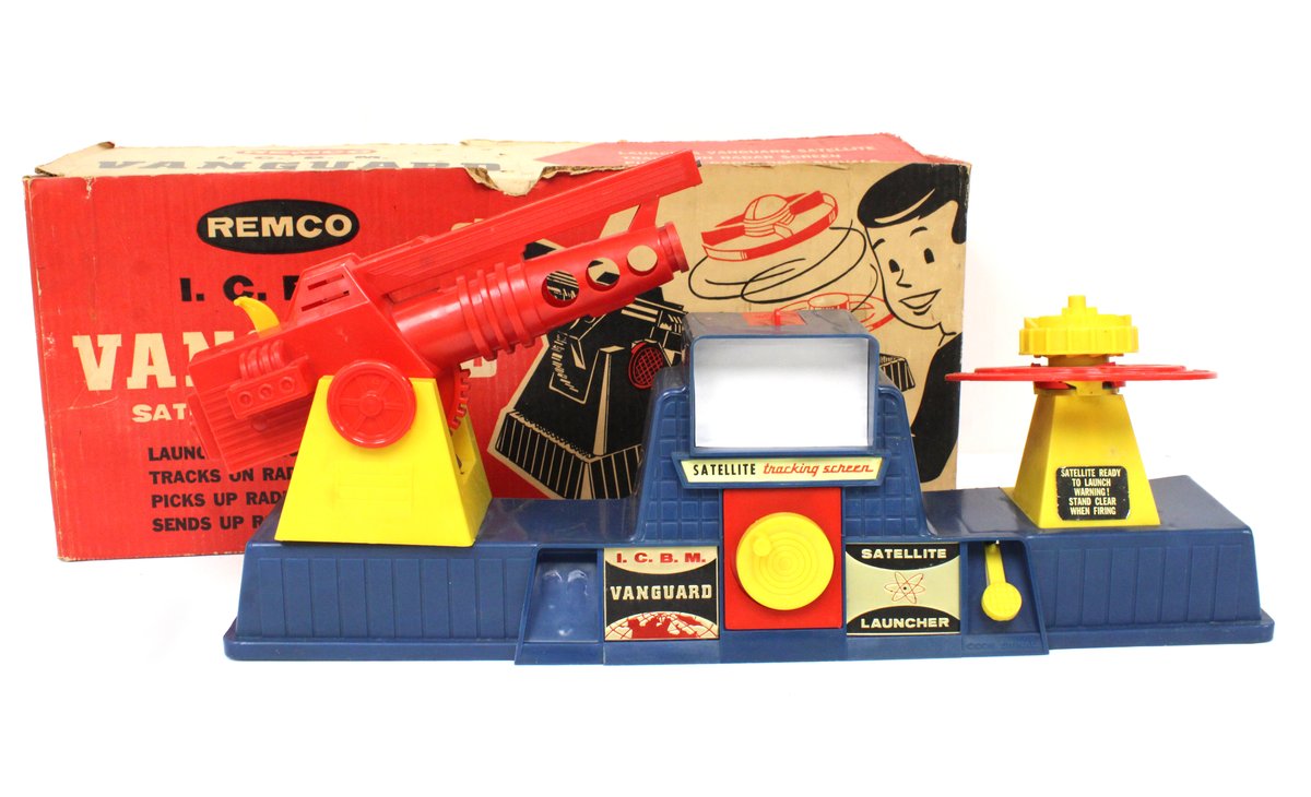 Remco I.C.B.M. Vanguard Satellite Launcher Toy in Box