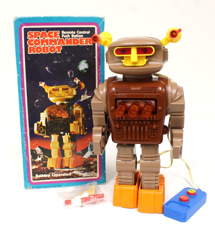 Space Commander Remote Controlled Robot, New in Box