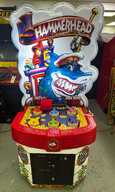 ICE Hammerhead Shark Redemption Arcade Game