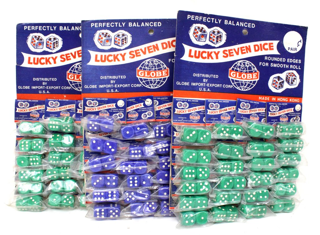 Lucky Seven Dice by Globe Store Displays