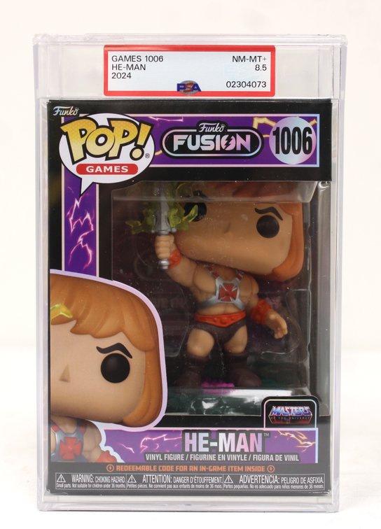 POP! Games Funko Fusion 1006 He-Man Vinyl Figure Toy, Graded