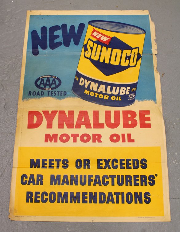 Sunoco Automotive Station Poster, 1950s