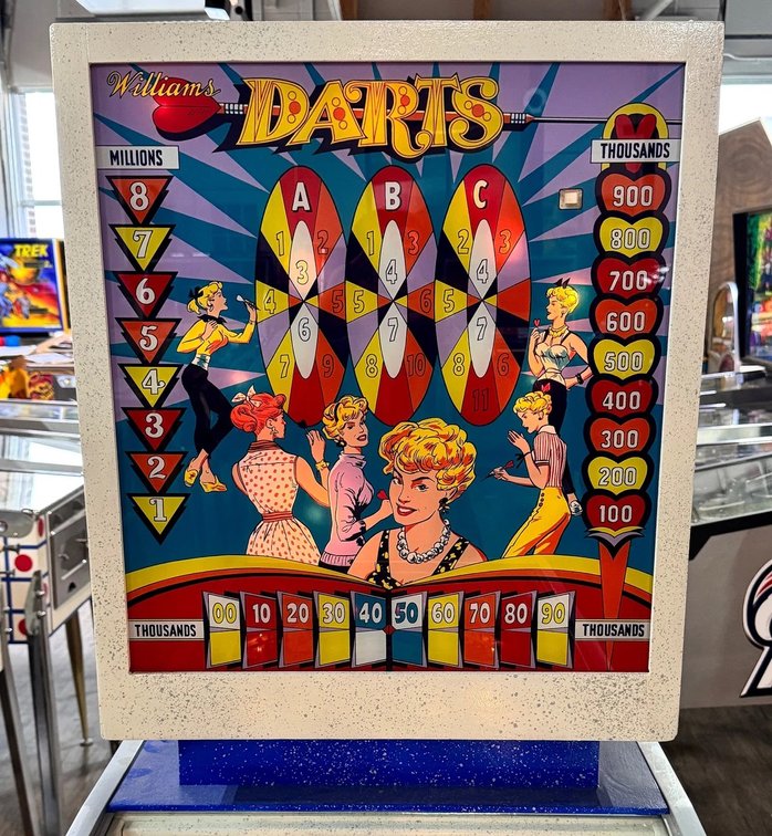 Williams Darts Pinball Machine, 1960