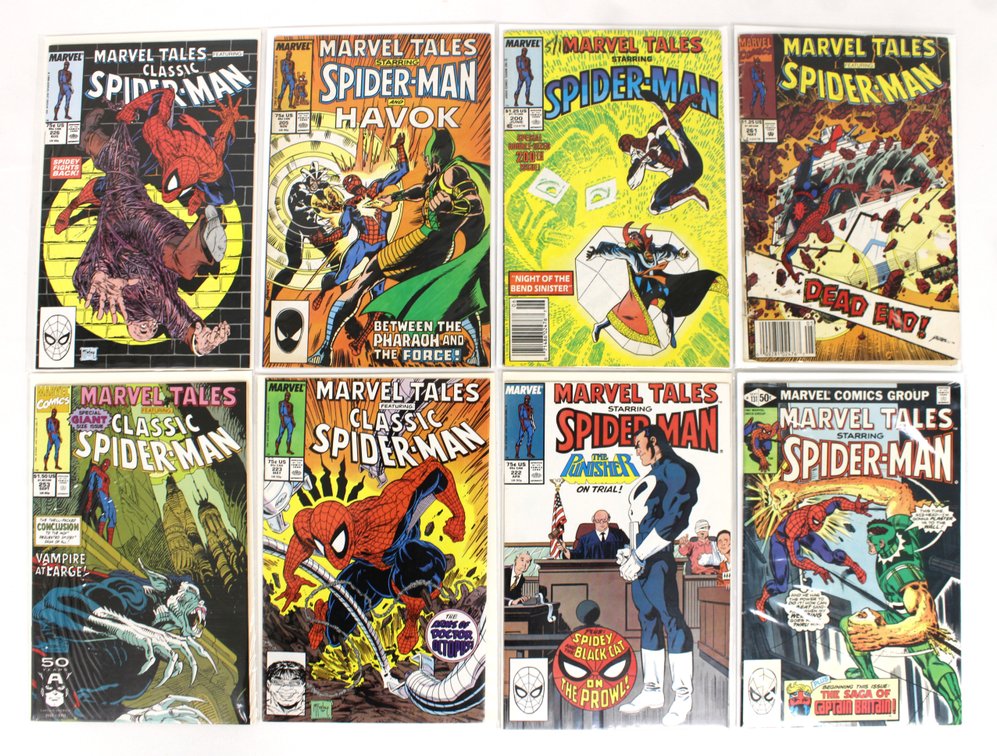 Marvel Comics Marvel Tales Featuring Spider-Man Comics Books, Including Issue 200