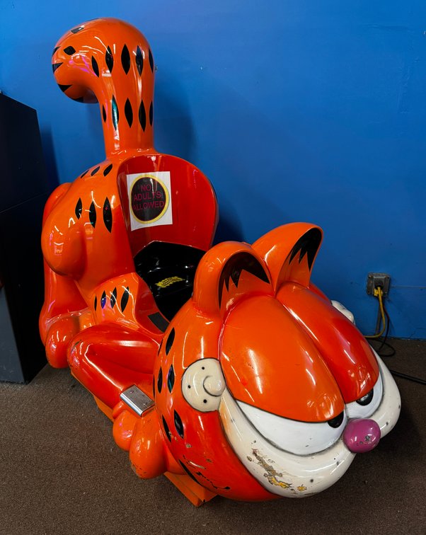 Garfield Coin Op Kiddie Ride