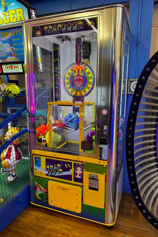 Benchmark Games Trap Door Prize Arcade Game