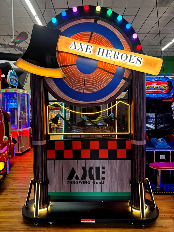 Yuto Games Axe Heroes Throwing Arcade Game