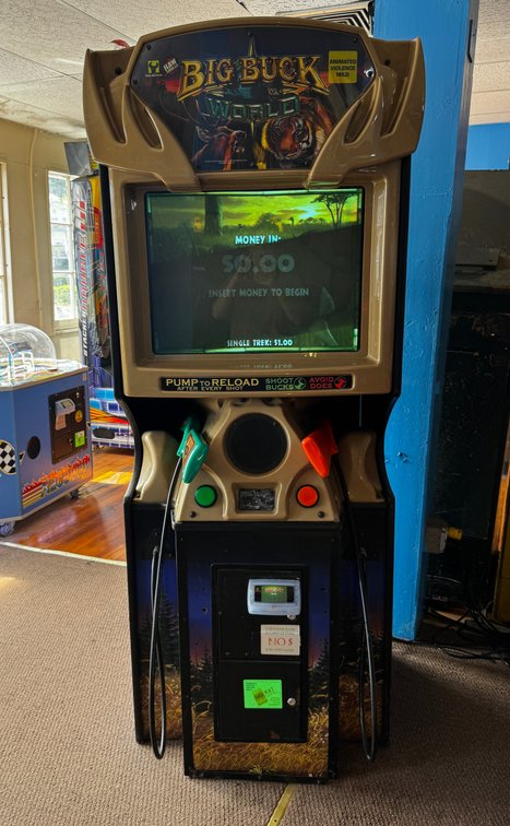 Raw Thrills Big Buck World Hunting Arcade Game