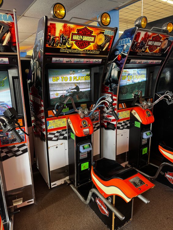 Sega Harley Davidson Motorcycle Arcade Game, Lot 2