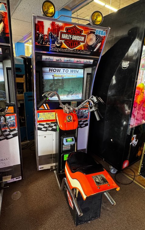 Sega Harley Davidson Motorcycle Arcade Game, Lot 3