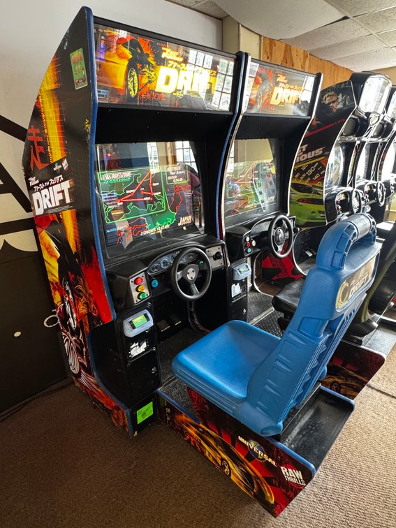 Raw Thrills Fast and Furious Drift Sit Down Racing Arcade, Lot 1