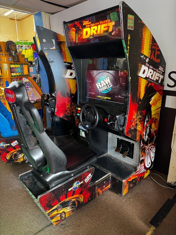 Raw Thrills Fast and Furious Drift Sit Down Racing Arcade, Lot 2