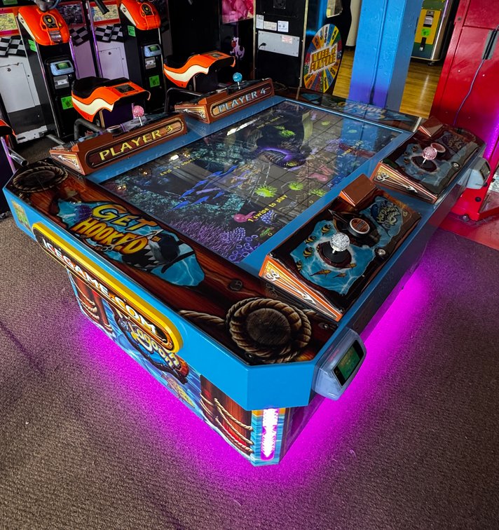 ICE Harpoon Lagoon Four-Player Touchscreen Arcade Game