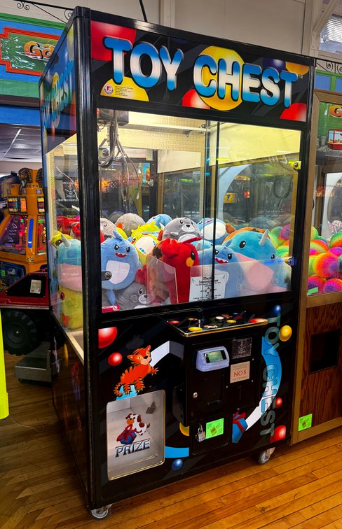 Smart Industries Toy Chest Crane Prize Redemption Arcade Game