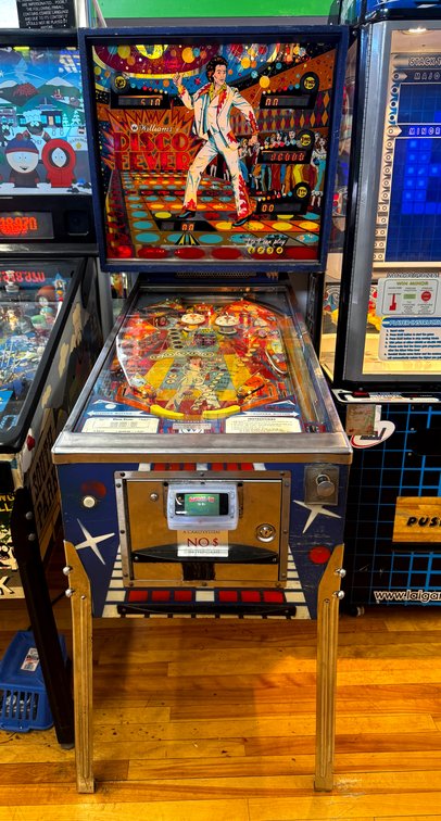 Williams Disco Fever Pinball Machine with New Mother Board