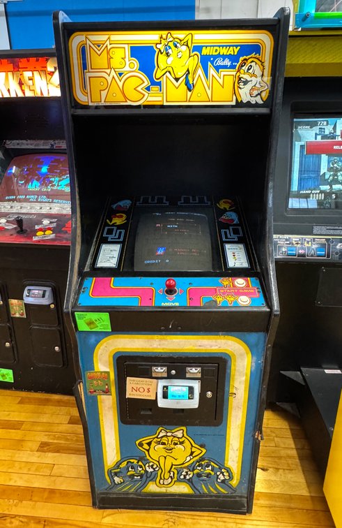 Bally Ms. Pac-Man Arcade Game