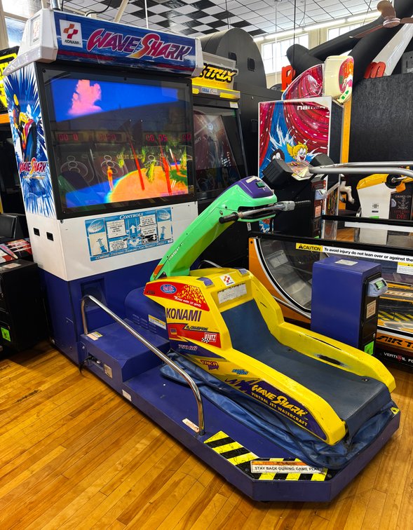 Konami Wave Shark Wave Runner Arcade Game