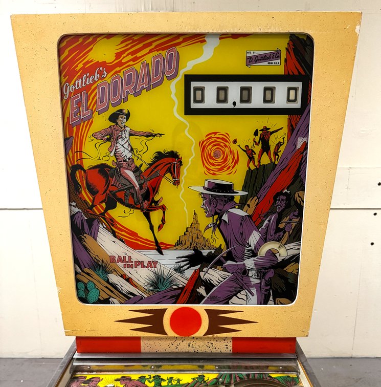 Gottlieb El Dorado Wedgehead Pinball Machine, 1975