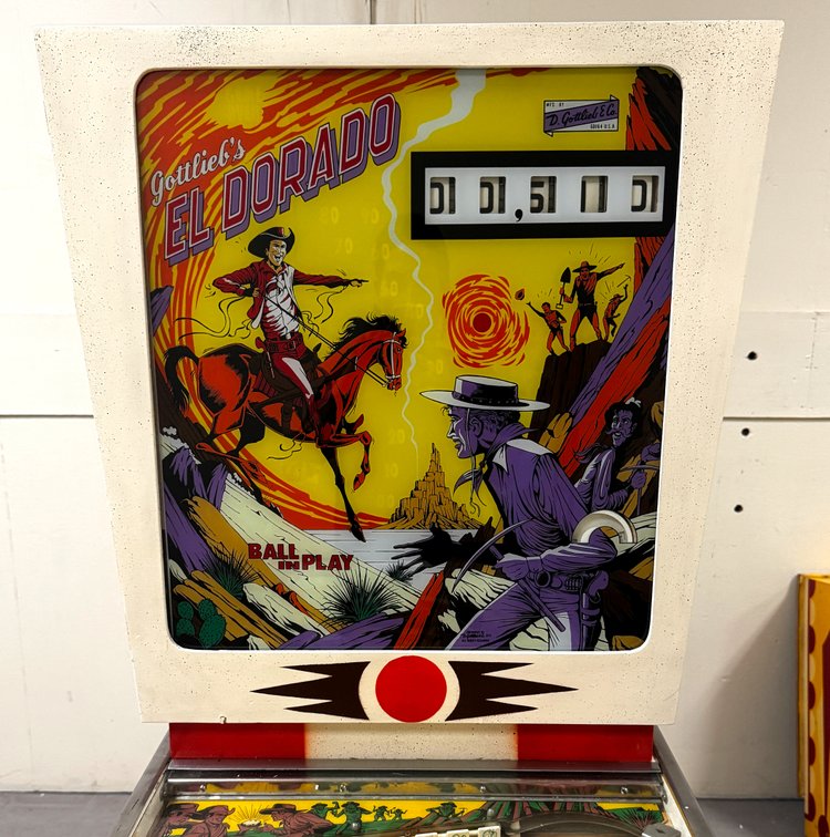 Gottlieb El Dorado Wedgehead Pinball Machine, 1975