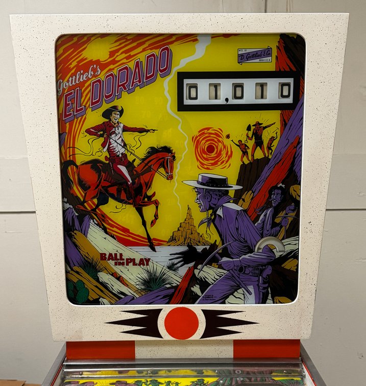Gottlieb El Dorado Wedgehead Pinball Machine, 1975