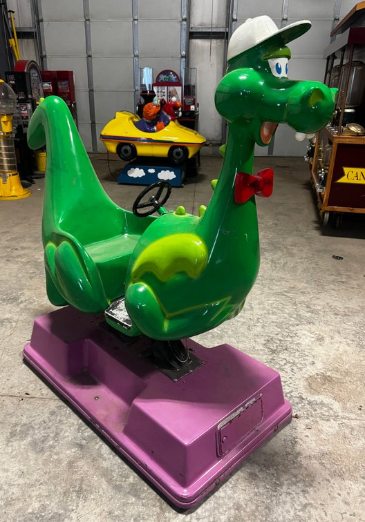 Harry the Happy Dragon Harris Teeter Coin Op Kiddie Ride