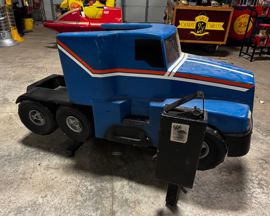 18 Wheeler Truck Coin Op Kiddie Ride