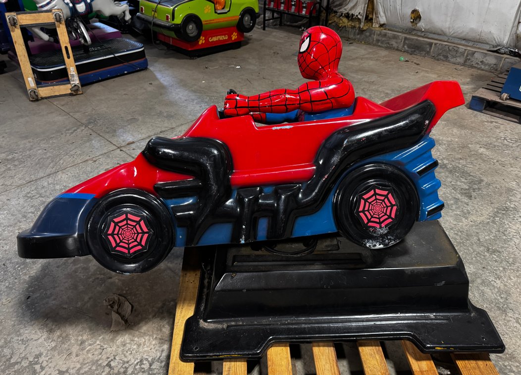 Spiderman Coin Op Kiddie Ride