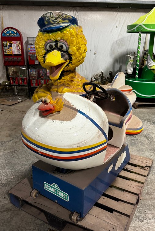 Big Bird Sesame Street Kiddie Ride