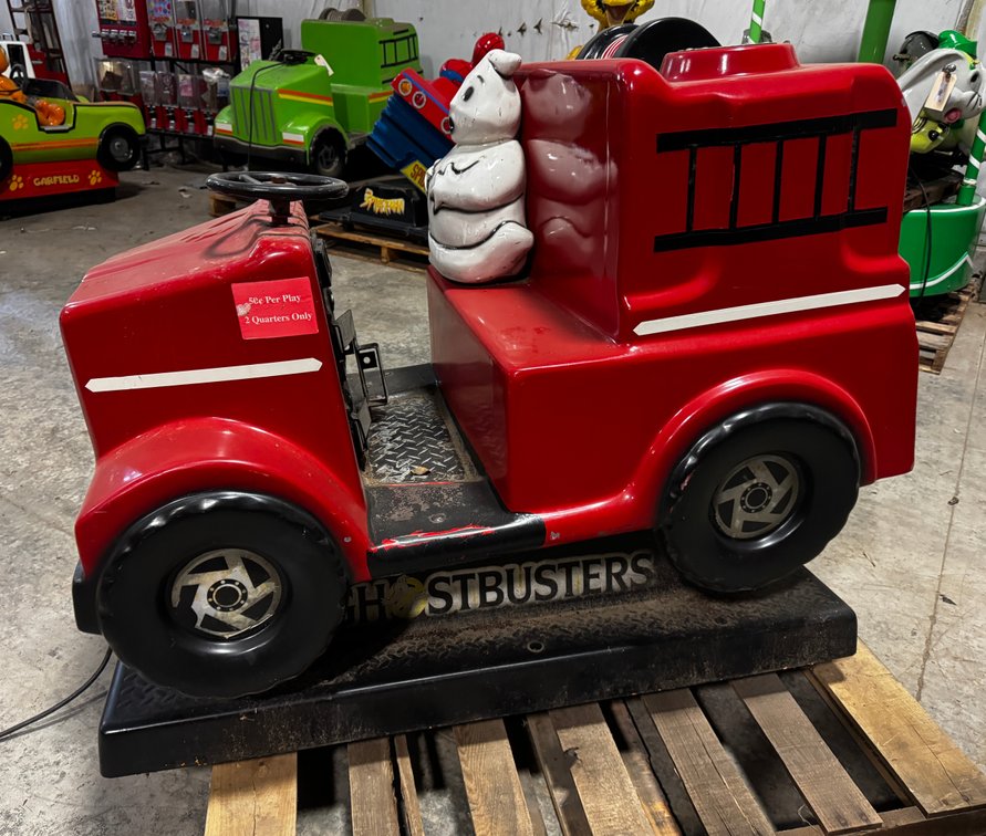 Ghostbusters Themed Fire Truck Kiddie Ride
