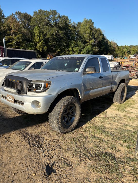 2008 TOYOTA TACOMA, EXT CAB TRUCK