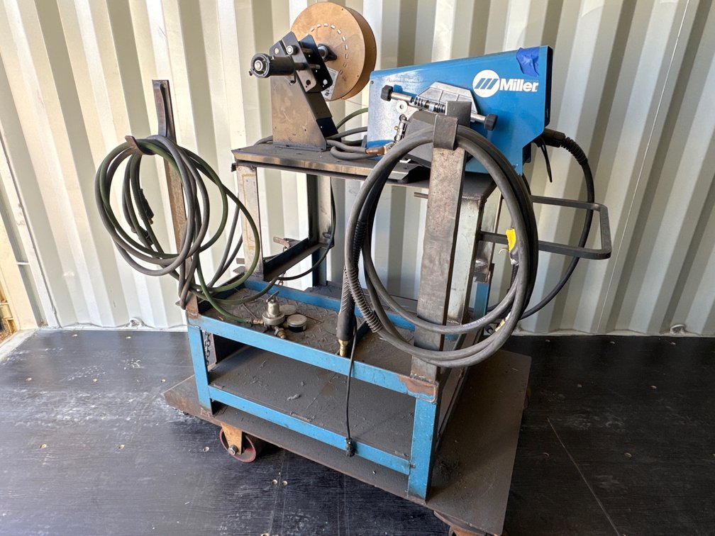 Miller 70 Series Dual 24V Wire Feeder with Welding Cart & Accessories