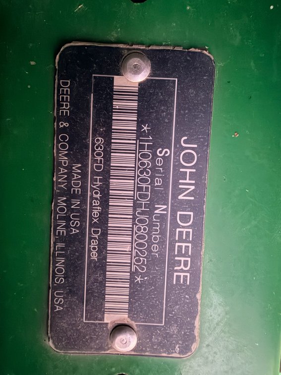 Image for 630 FD JOHN DEERE HEADER QULIN MO