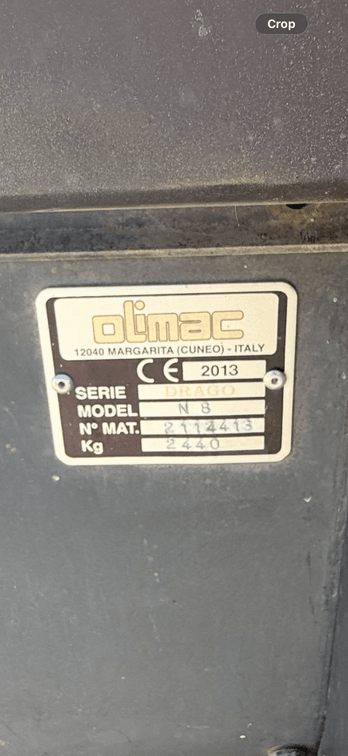 Image for OLIMAC DRAGO 8 ROW CORN HEADER QULIN MO