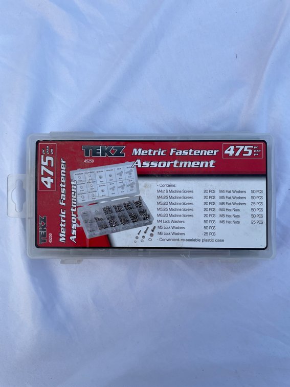 TEKZ 475-Piece* Metric Fastener Assortment Kit