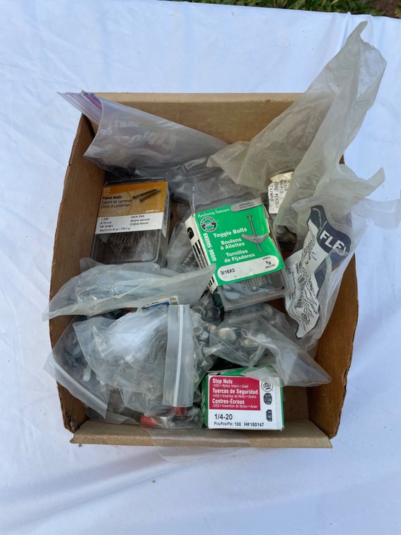 Hardware & Fastener Lot - Assorted