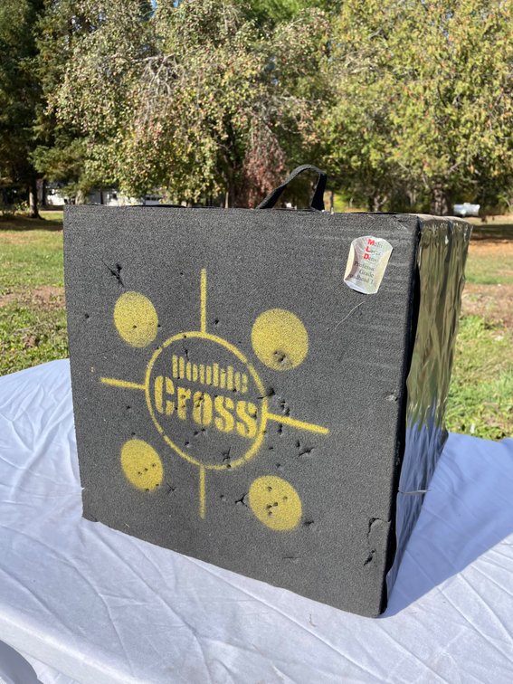 Double Cross Archery Block Target