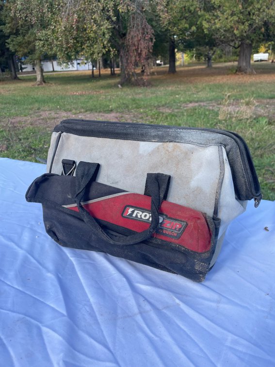 Rotozip Bag w/Porter-Cable Drill + Dremel