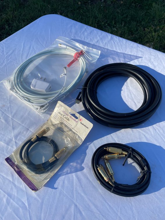 Audio, Video & HDMI Cables w/ Connectors