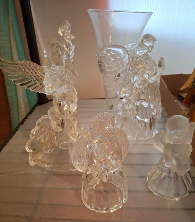 Glass Angel Figurine Collection