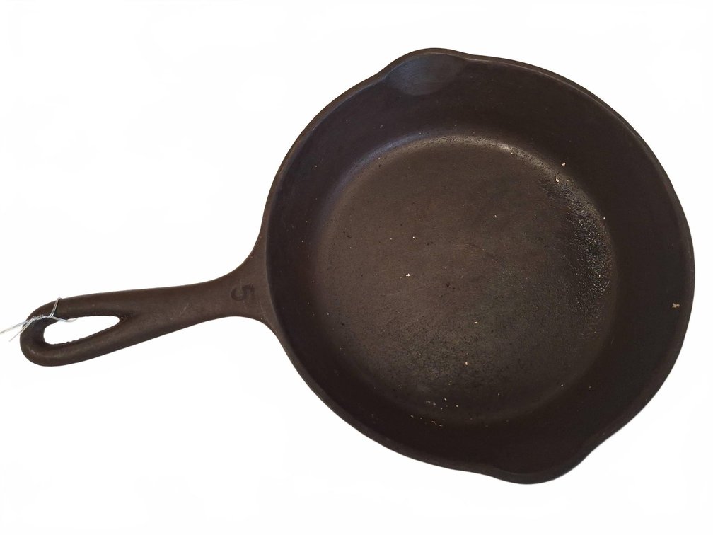 Wagner Ware 1055 Cast Iron Skillet Size 5